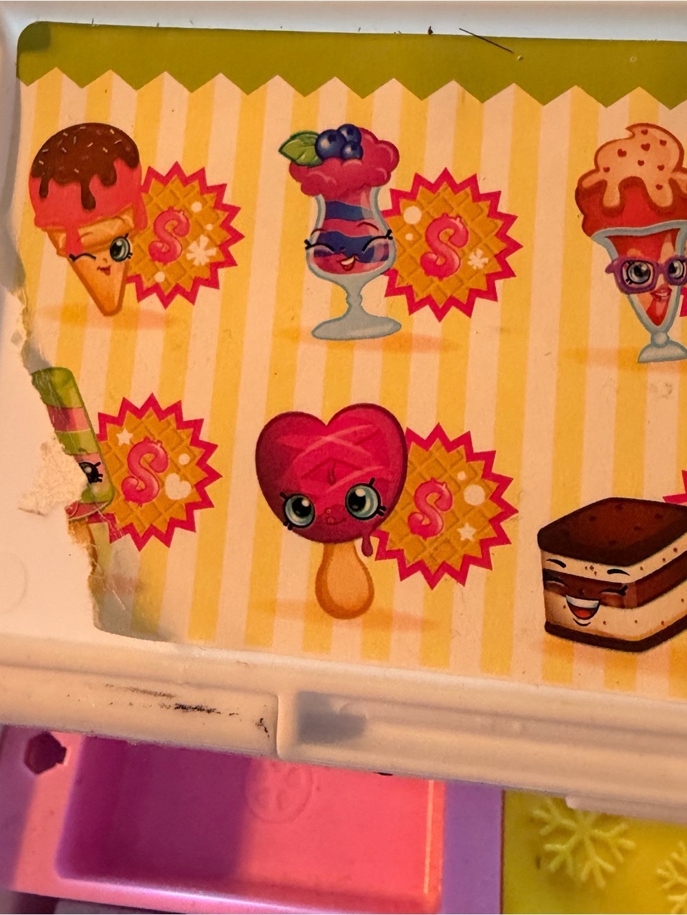 Shopkins Ice Cream Truck Playset — Pink, Yellow & White - Picture 5 of 7
